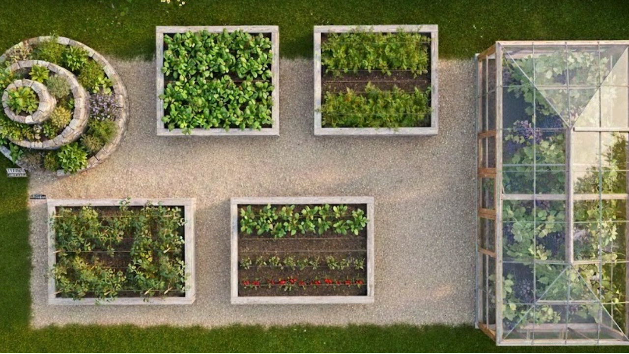 Uitwerking van een moestuinplan